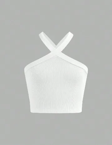 Compleu Shein Kids, alb/albastru