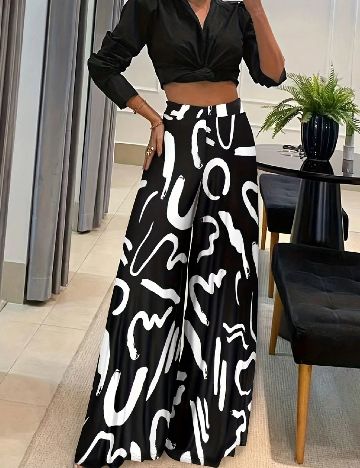 Pantaloni SHEIN, negru