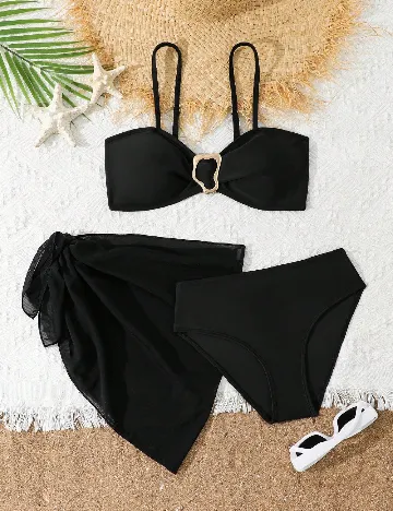 Costum de baie Shein Kids, negru