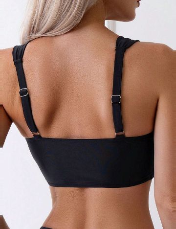 Bustiera de baie SHEIN, negru