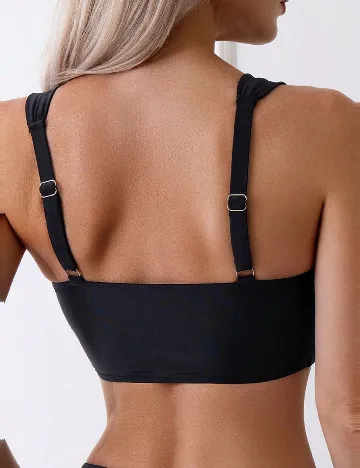 Bustiera de baie SHEIN, negru