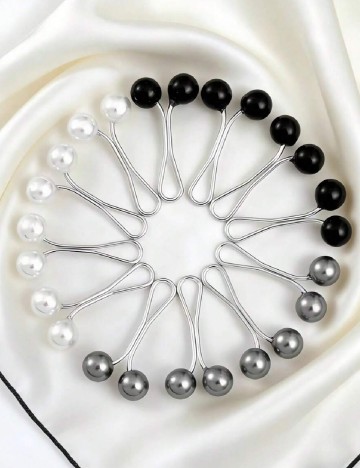 Set agrafe, 12 bucati SHEIN, mix culori