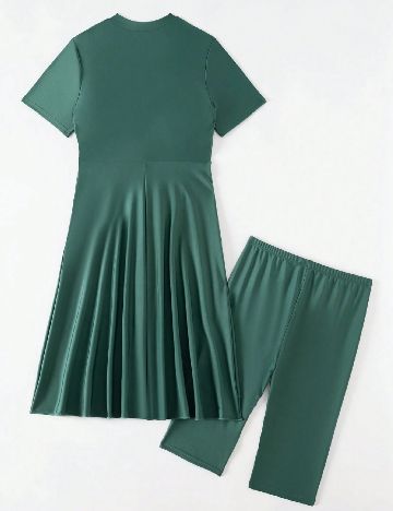 Costum de baie SHEIN, verde