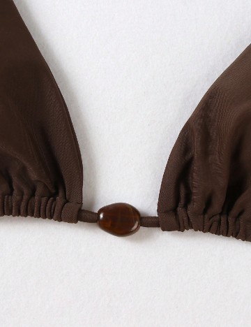 Costum de baie SHEIN, maro