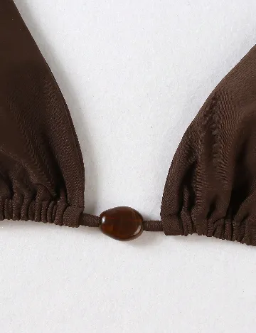 Costum de baie SHEIN, maro