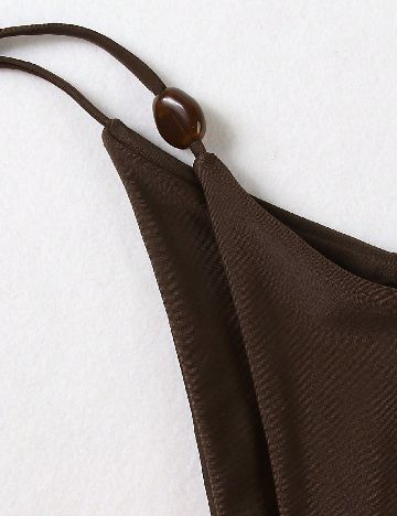 Costum de baie SHEIN, maro