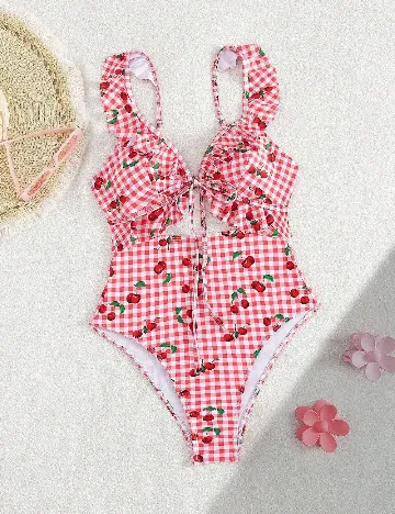 Costum de baie SHEIN, mix culori