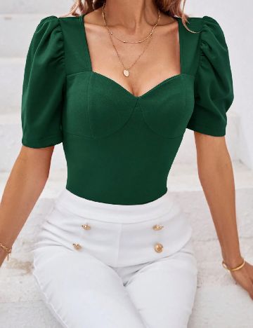 Bluza SHEIN, verde