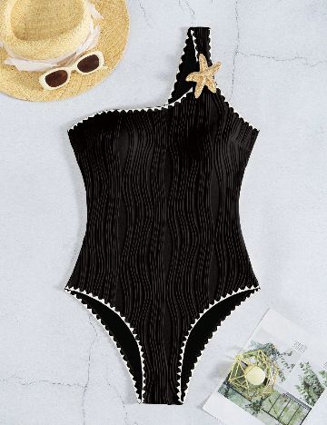 Costum de baie SHEIN, negru