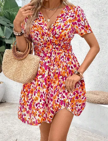 Rochie scurta SHEIN, mix culori