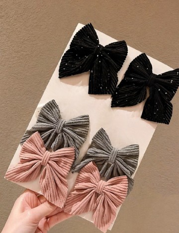 Set clame de par 6 bucati SHEIN, mix culori