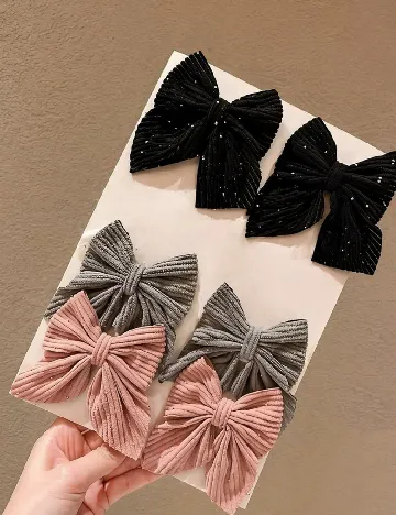 Set clame de par 6 bucati SHEIN, mix culori