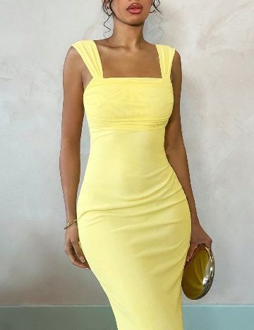 Rochie lunga SHEIN, galben