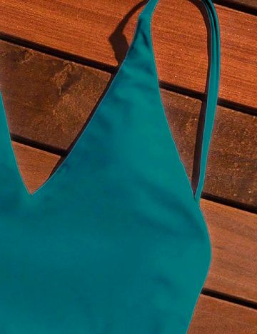 Costum de baie SHEIN, turcoaz