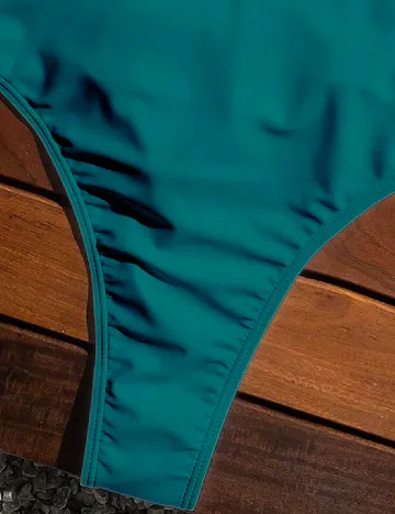 Costum de baie SHEIN, turcoaz