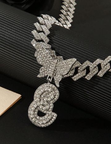 Colier SHEIN, argintiu