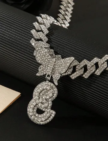 Colier SHEIN, argintiu