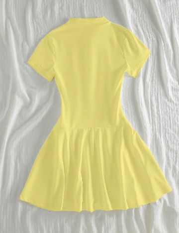 Rochie scurta SHEIN, galben