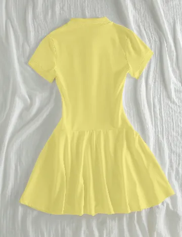 Rochie scurta SHEIN, galben