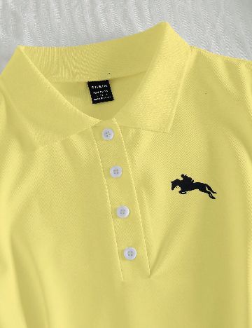 Rochie scurta SHEIN, galben