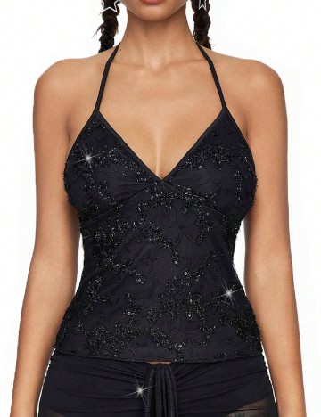 Top Romwe, negru