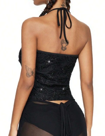 Top Romwe, negru