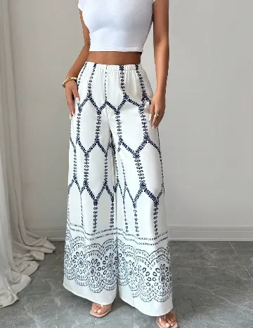 Pantaloni SHEIN, alb