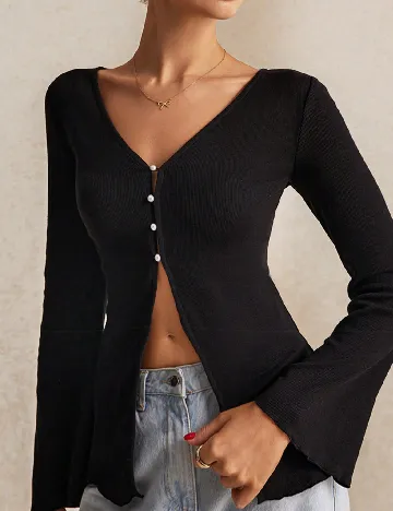 Bluza Poeselle, negru