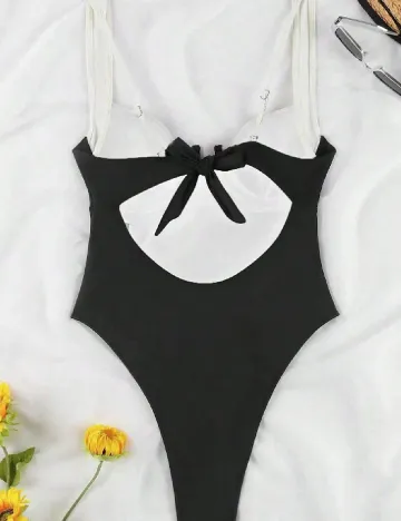 Costum de baie SHEIN, negru