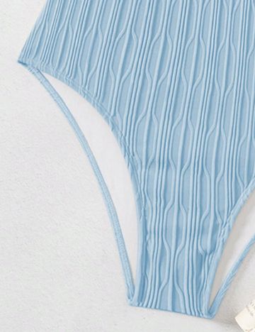 Costum de baie SHEIN, albastru