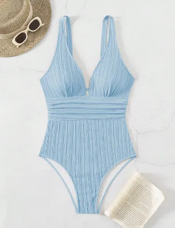 Costum de baie SHEIN, albastru