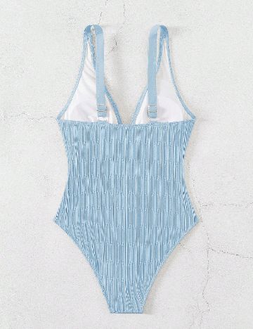 Costum de baie SHEIN, albastru