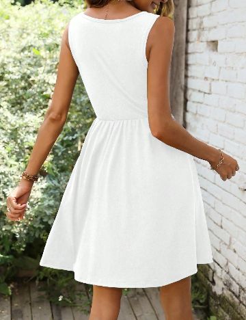 Rochie scurta SHEIN, alb