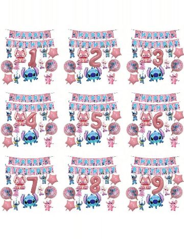 Set baloane cifra 6 SHEIN, mix culori