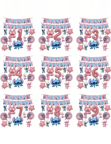 Set baloane cifra 6 SHEIN, mix culori