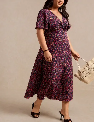 Rochie medie SHEIN CURVE, floral print