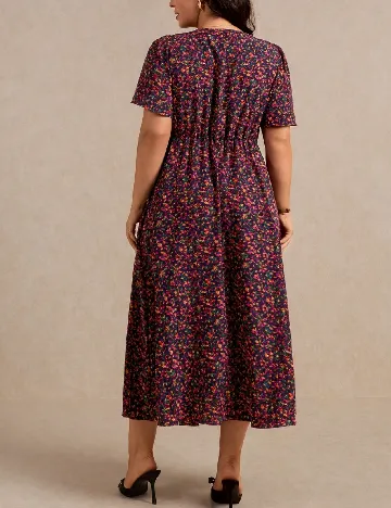 Rochie medie SHEIN CURVE, floral print