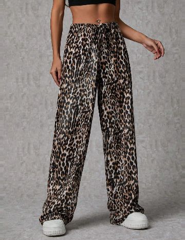 Pantaloni SHEIN, animal print