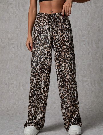 Pantaloni SHEIN, animal print