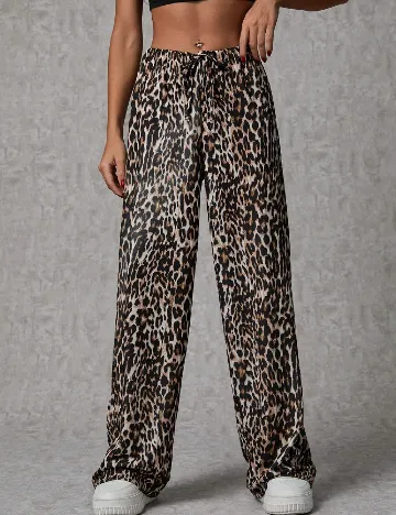 Pantaloni SHEIN, animal print