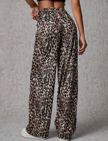 Pantaloni SHEIN, animal print