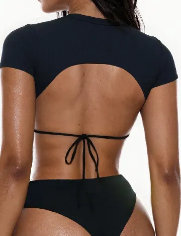 Top de baie SHEIN, negru