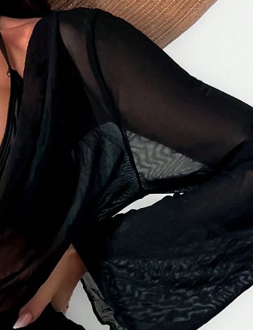 Costum de baie SHEIN, negru