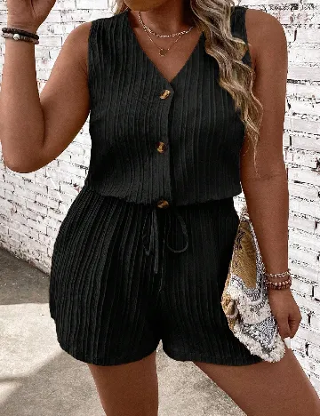 Salopeta SHEIN CURVE, negru