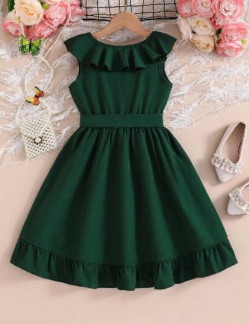 Rochie Shein Kids, verde