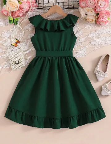 Rochie Shein Kids, verde