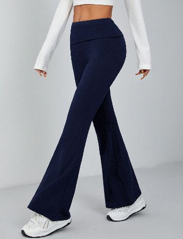 Pantaloni SHEIN, bleumarin