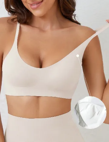 Bustiera SHEIN, ecru