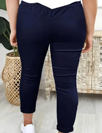 Pantaloni SHEIN CURVE, albastru