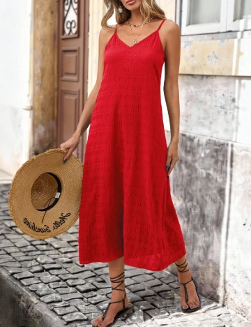 Rochie medie SHEIN, rosu